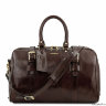 Дорожная сумка Tuscany Leather VOYAGER (малый размер с пряжками) Темно-коричневый
