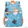 рюкзак детский Grizzly RK-077-11/1 (/1 коты с рыбой)