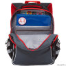 Рюкзак школьный Grizzly RB-157-3 синий - кирпичный