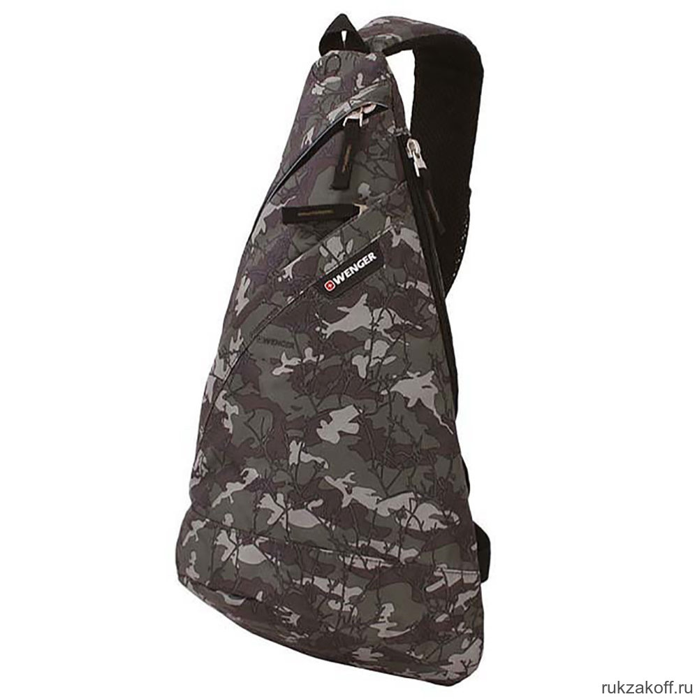 Рюкзак WENGER 2310600550 с одним плечевым ремнем, камуфляжный