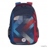 Рюкзак школьный GRIZZLY RB-352-2/2 (/2 синий - красный)