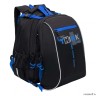 Рюкзак школьный с мешком GRIZZLY RB-458-1/1 (/1 черный - синий)