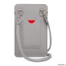 Женская сумка для телефона Emma Light Grey