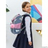 Рюкзак школьный с мешком GRIZZLY RAm-384-9/1 (/1 серый)