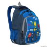 Рюкзак школьный Grizzly RB-052-3/1 (/1 синий)