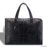 Женская деловая сумка BRIALDI Aisa croco black