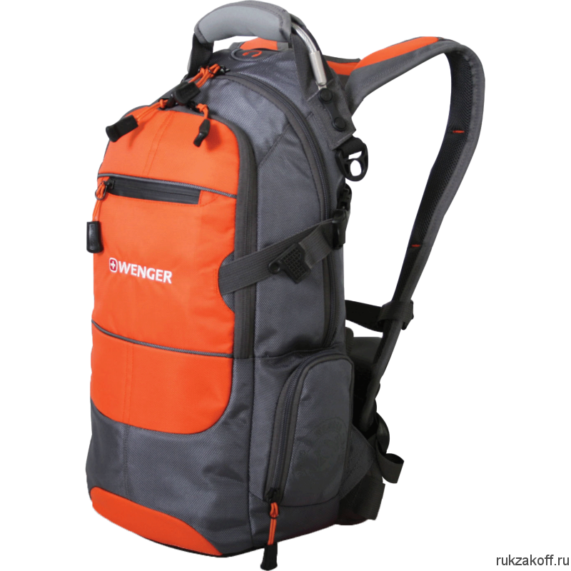 Рюкзак Wenger Narrow Hicking Pack серый-оранжевый