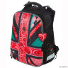 Школьный рюкзак-ранец Hummingbird с ортопедической спинкой и и ярким принтом для девочек