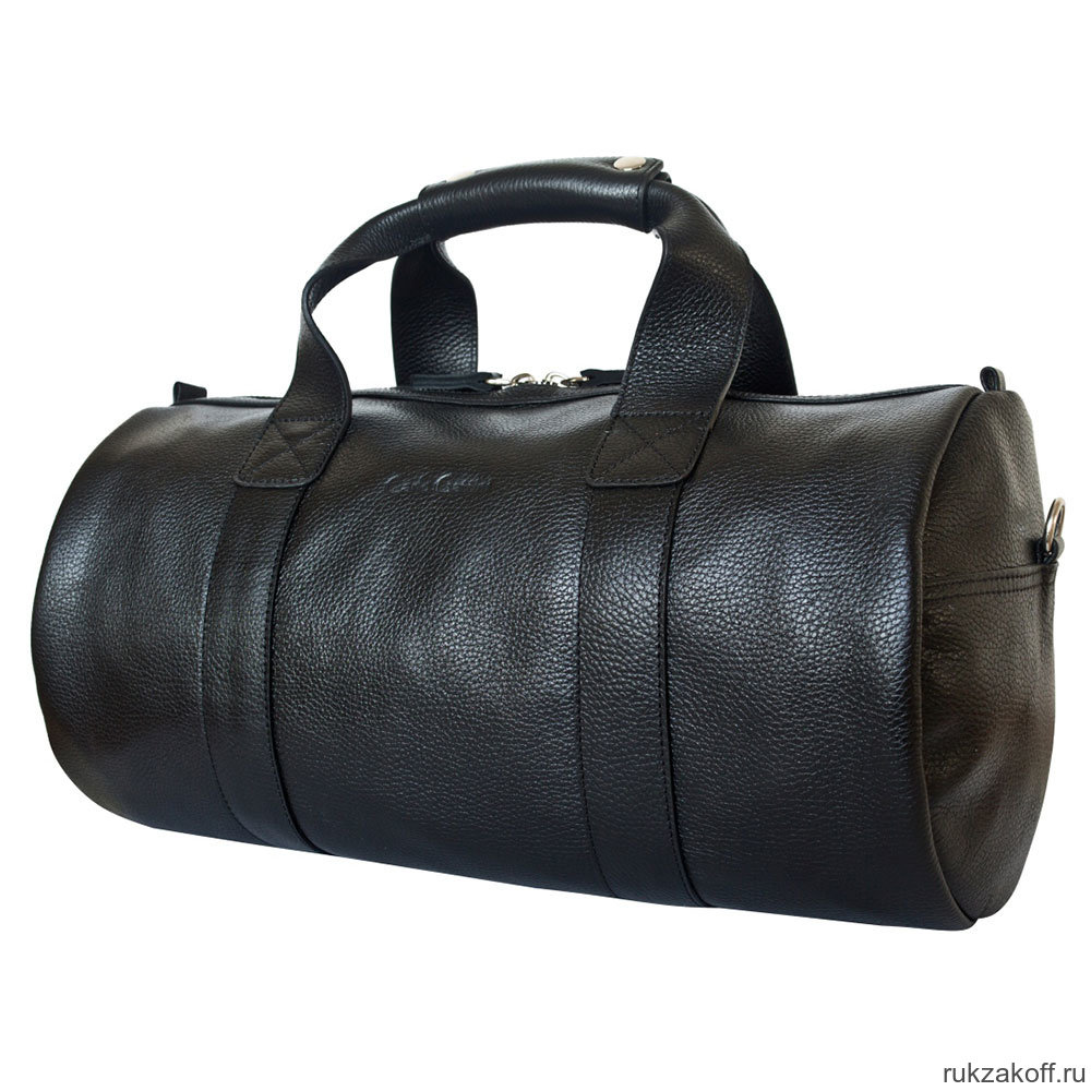 Кожаная дорожная сумка Carlo Gattini Dossolo black