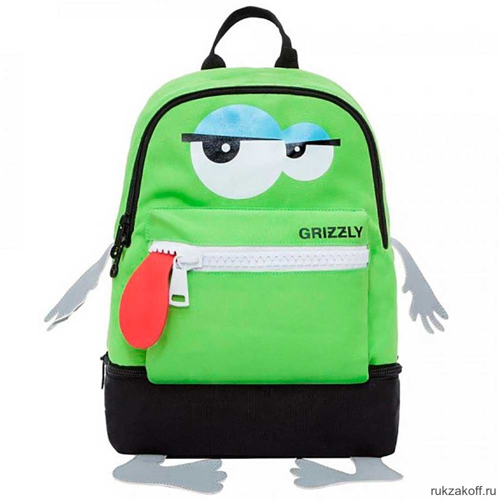 Детский рюкзак Grizzly RK-996-1 Салатовый