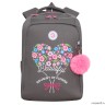 Рюкзак школьный GRIZZLY RG-466-4 серый