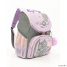 Рюкзак школьный с мешком GRIZZLY RAm-384-2/1 (/1 лаванда - серый)