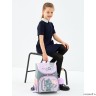 Рюкзак школьный с мешком GRIZZLY RAm-384-2/1 (/1 лаванда - серый)