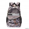 Рюкзак TORBER CLASS X 15,6'' чёрном-белый с рисунком