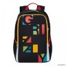 Рюкзак школьный Grizzly RB-051-3/1 (/1 черный-красный)