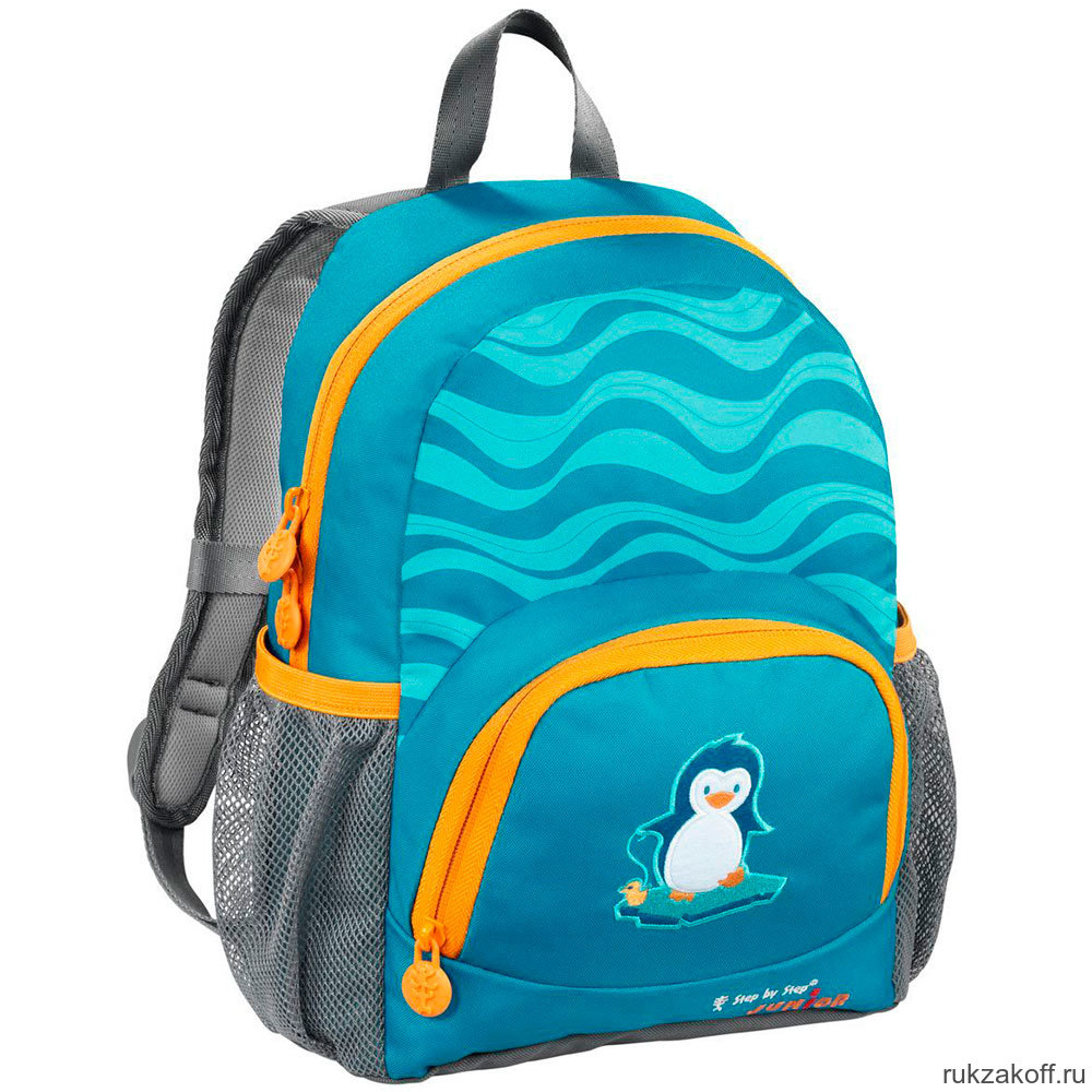 Рюкзак детский Hama Step by step Пингвин (голубой/серый)
