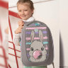 Рюкзак школьный Grizzly RAf-192-5 серый