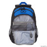 Рюкзак школьный Grizzly RB-152-1 черный - синий
