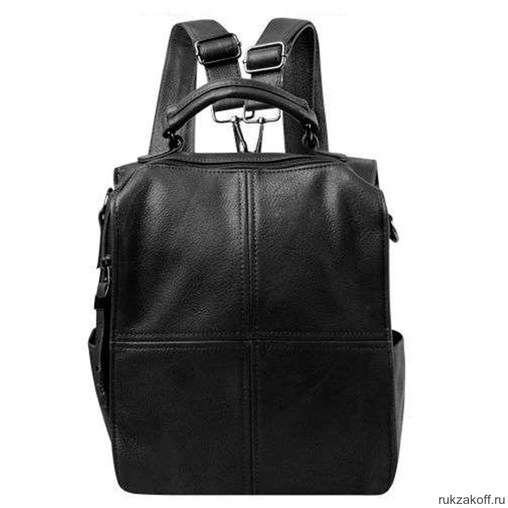 Кожаный рюкзак Monkking тал-6012 Чёрный