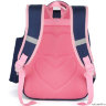 Рюкзак школьный в комплекте с пеналом Sun eight SE-2759 Тёмно-синий/Розовый