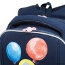 Рюкзак школьный GRIZZLY RAf-392-3/3 (/3 синий)