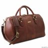 Дорожная сумка Tuscany Leather Lisbona (даффл маленький размер) Коричневый