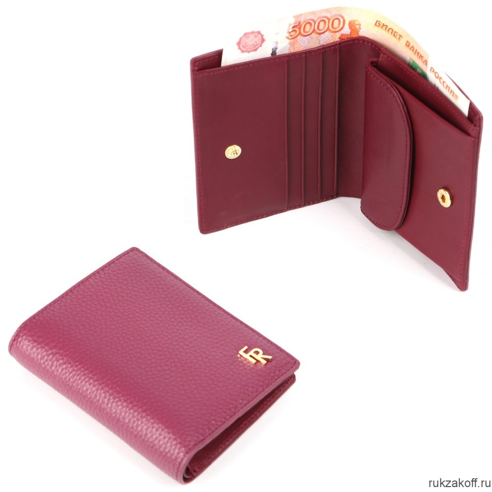 Женский кошелёк Fabretti Q42333D-10 тёмно-фиолетовый