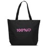 Сумка-шоппер Antan 1-111 100% love/black