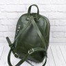 Женский кожаный рюкзак Anzolla green (арт. 3040-11)