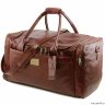 Дорожная сумка Tuscany Leather VOYAGER (большой размер с боковыми карманами) Коричневый