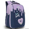 Рюкзак школьный Grizzly RAf-192-9 синий - лиловый