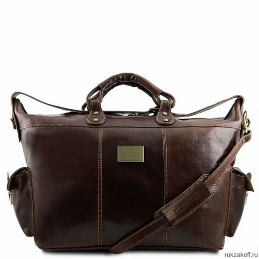 Дорожная сумка Tuscany Leather PORTO WEEKENDER Темно-коричневый — 