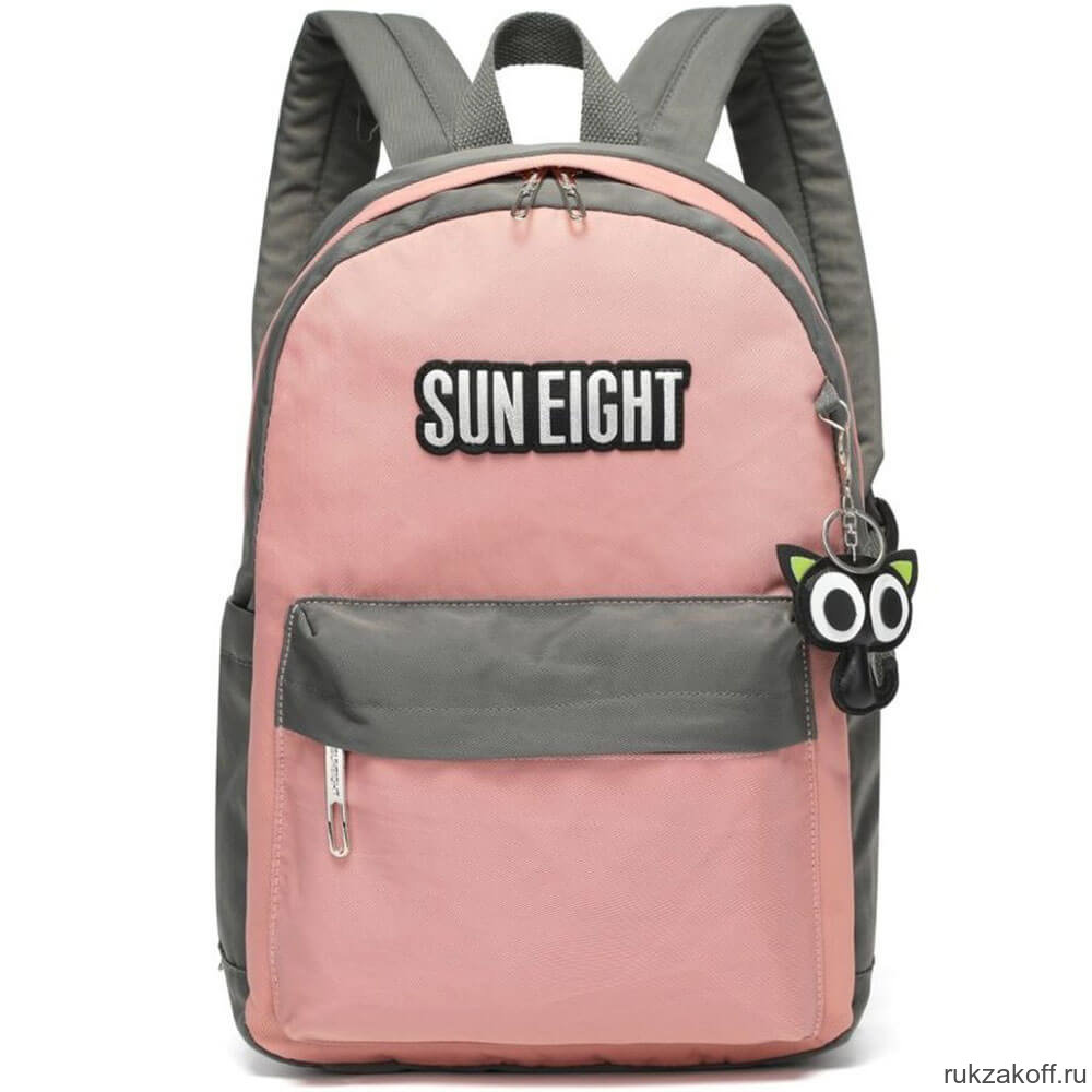 Рюкзак школьный Sun eight SE-8292 Розовый/Серый