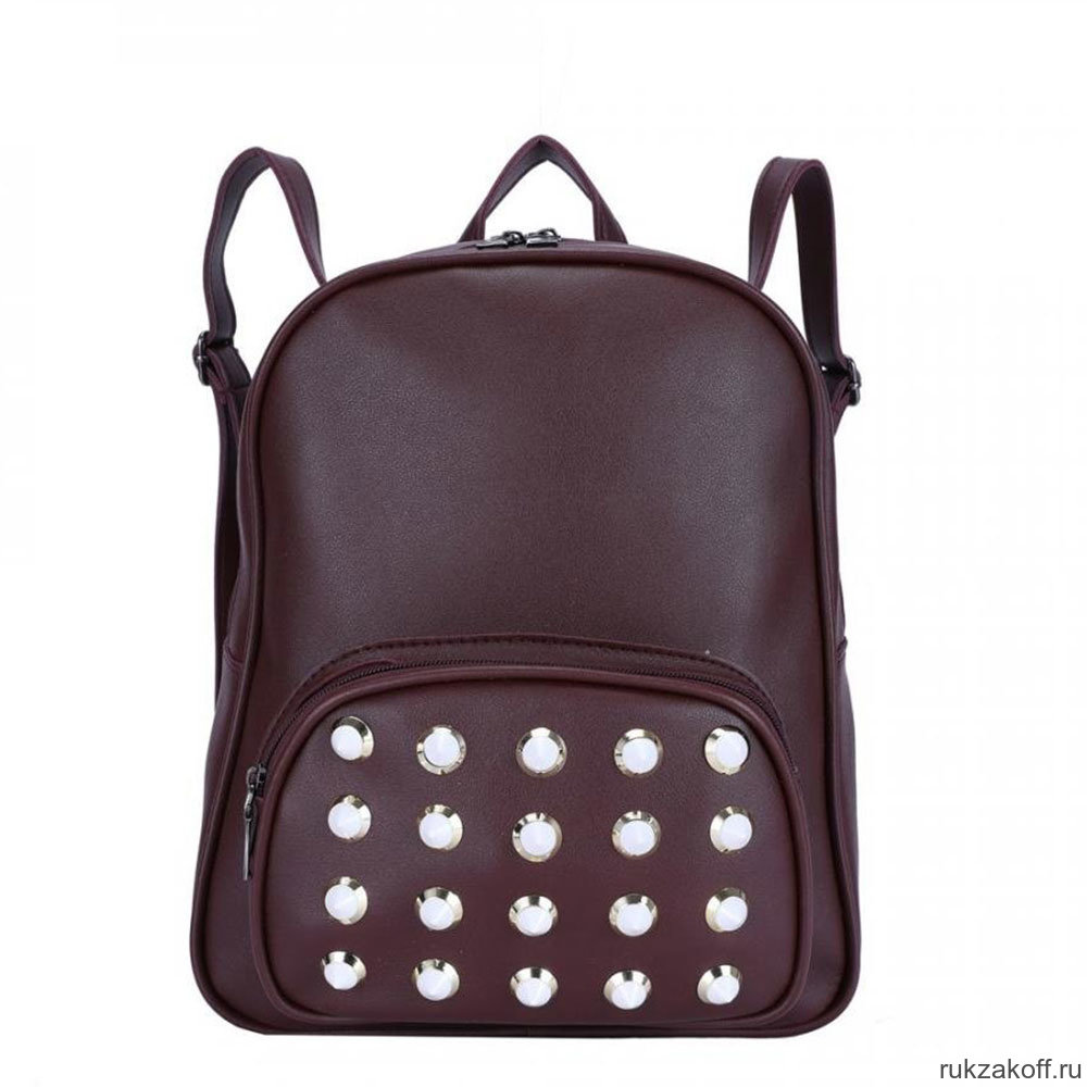 Рюкзак с сумочкой OrsOro DW-987 Тёмно-бордовый