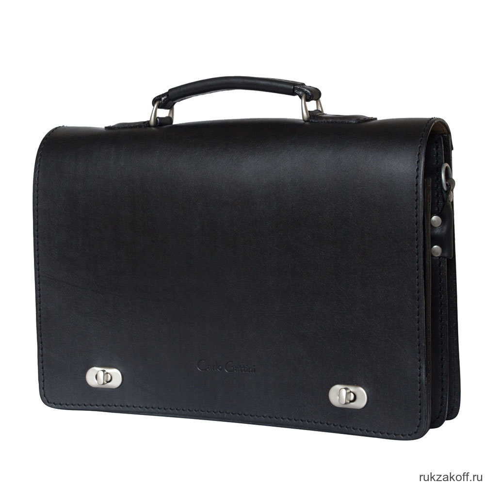 Кожаный портфель Carlo Gattini Rofelle black