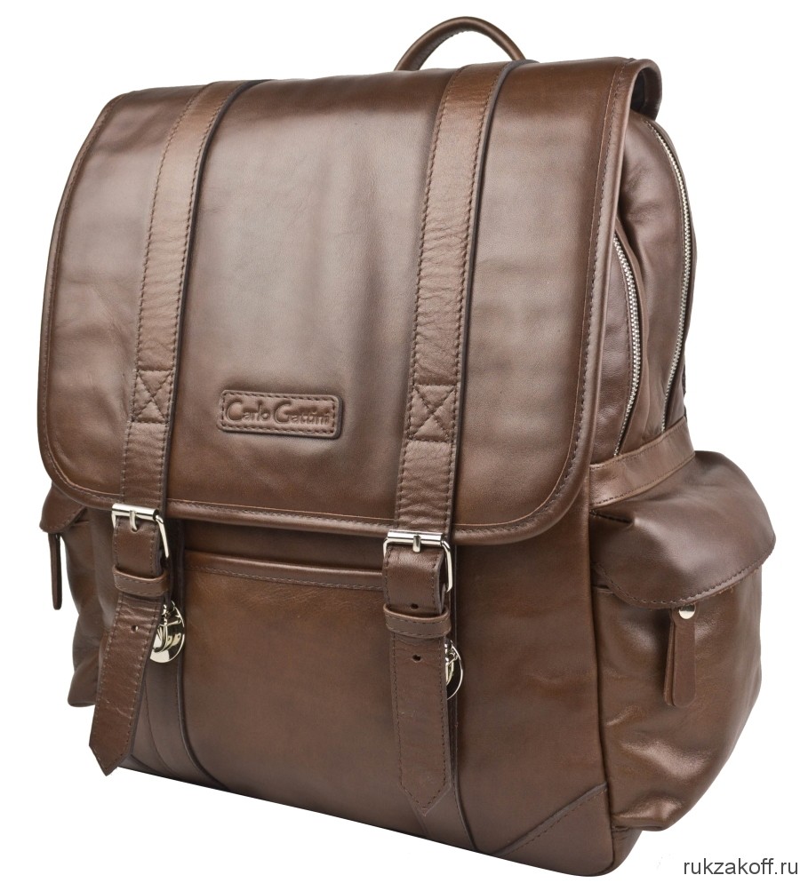 Кожаный рюкзак Carlo Gattini Montalbano Premium brown